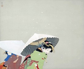 木版画　女性の美しさ 和傘 木版画 女性の美しさ 和傘 木版画 女性の美しさ 和傘 クロード ・ モネ